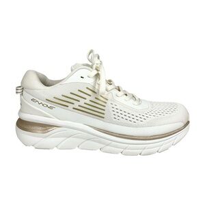 Easy Spirit Women's Mel EMOVE Sneakers Ivory/Gold Size 9M